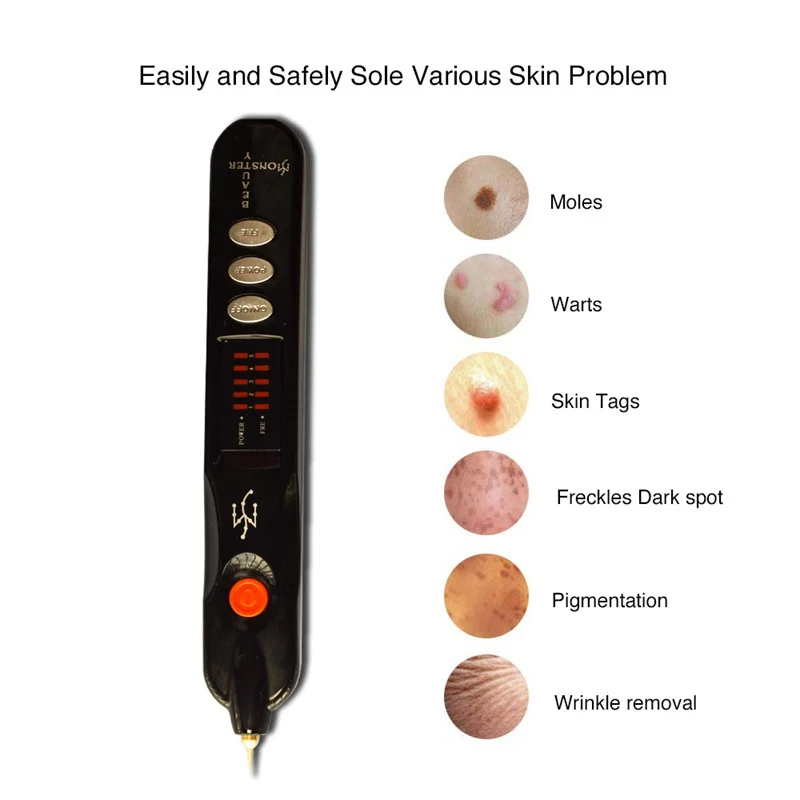 

New Beauty Plasma Pen Mole Removal Dark Spot Remover Machine Plasma Pen Pro Freckle Pen Facial Care Instrument Remover Blackhead