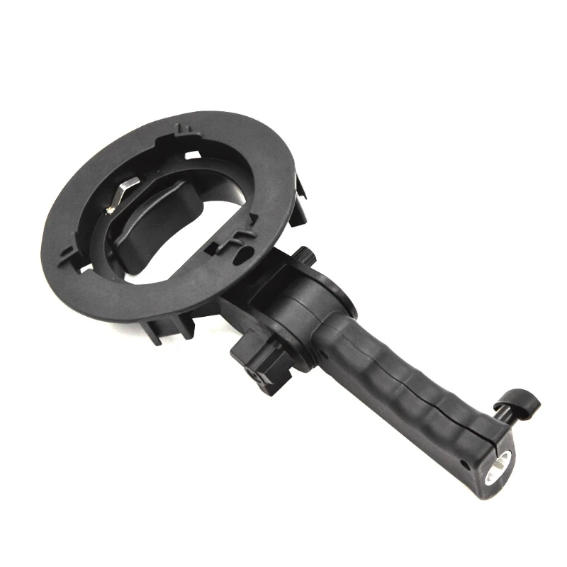 

R91A Handheld Grip S-Type Bracket Bowens Camera Flash Brackets S Holder for Speedlite Flashlight Brackets