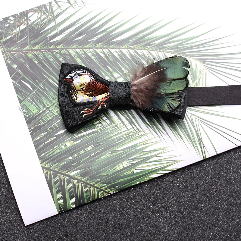 Белый мужской галстук свадебный для Жениха Лучший деловой черный