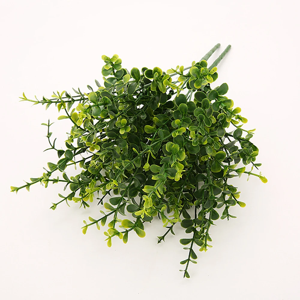Искусственный эвкалипт пластиковое растение украшение для стен в горшке стены |