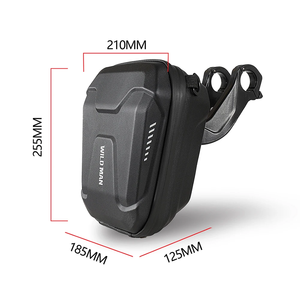 

WILD MAN Bicycle Handlebar Head Bags Mountain MTB Road Bike Hard Shell Phone Case Electric Scooter Pouch Cycling Riding Equipmen