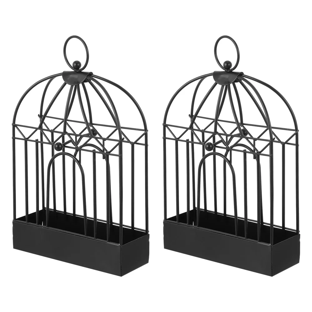 

2Pcs Birdcage Shape Mosquito Coil Rack Iron Mosquito Coils Holder for Home