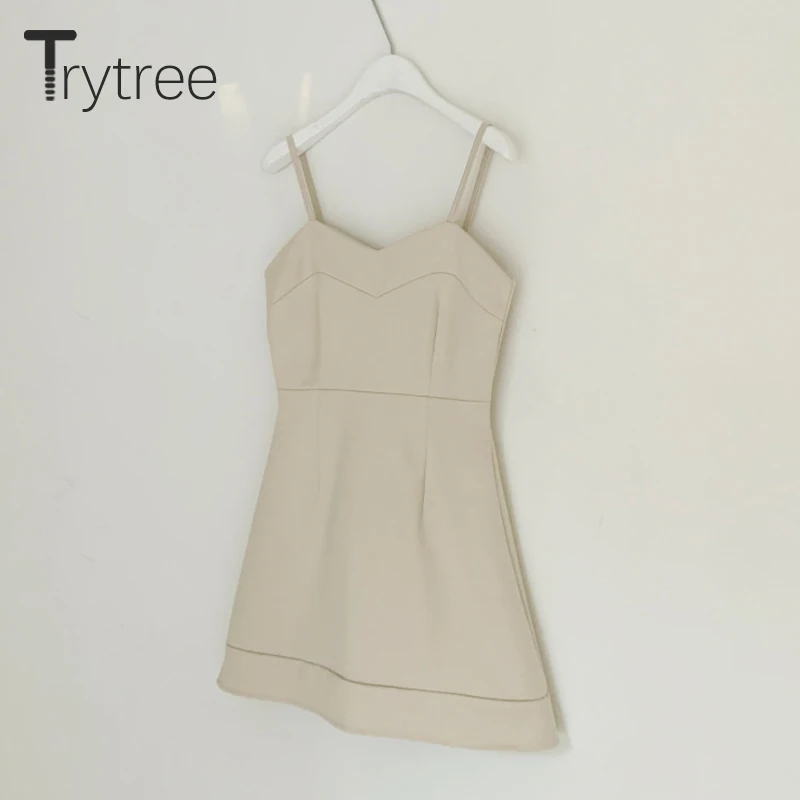 Trytree/Весенний комплект из двух предметов Повседневная однотонная блуза с