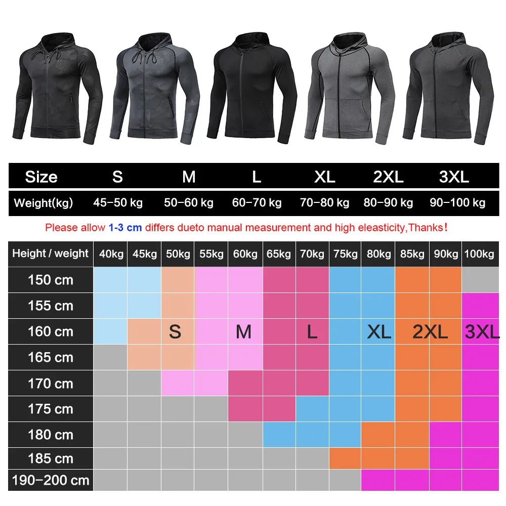 Autumn and Winter Quick-Drying Leisure Hooded Men's Zipper Running Jacket Fitness Gym Polyester Jacket Basketball Training