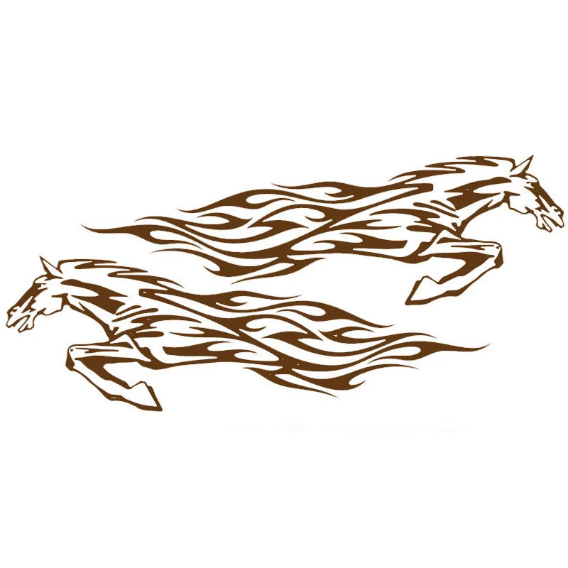 New Fine Galloping Horse Courageously Pioneering Car sticker for Motorhome Camper Van RV Trailer Vinyl Decal Styling Jdm | Автомобили и