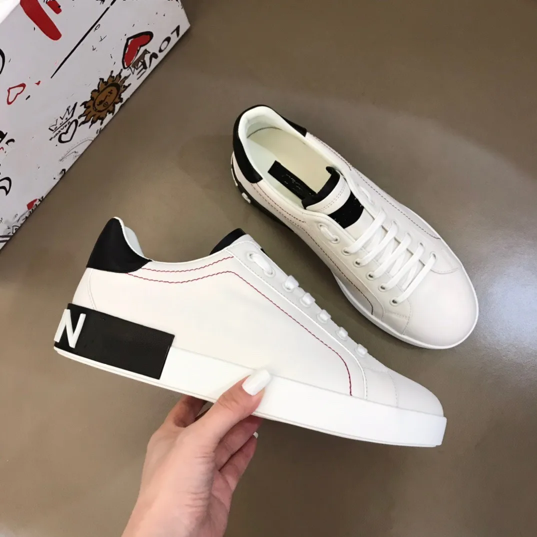 

Hot New Mens Shoes Paris Luxury Genuine Leather Lace-up Sports Shoes Running Shoes Fashion Sneakers Summer Flat Shoes