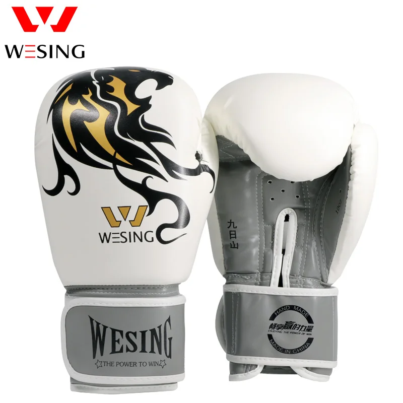 

Learher Punching Boxing Gloves Men Kickboxing Martial Arts Boxing Gloves Adult Bokshandschoenen Sportswear Accessories EF50BG
