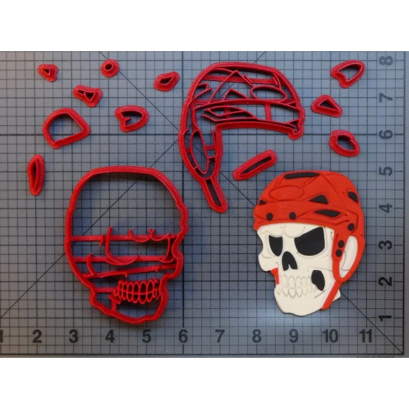 Череп кофе горшок кружка чашка Хоккей форма черепа помадки резаки для украшения