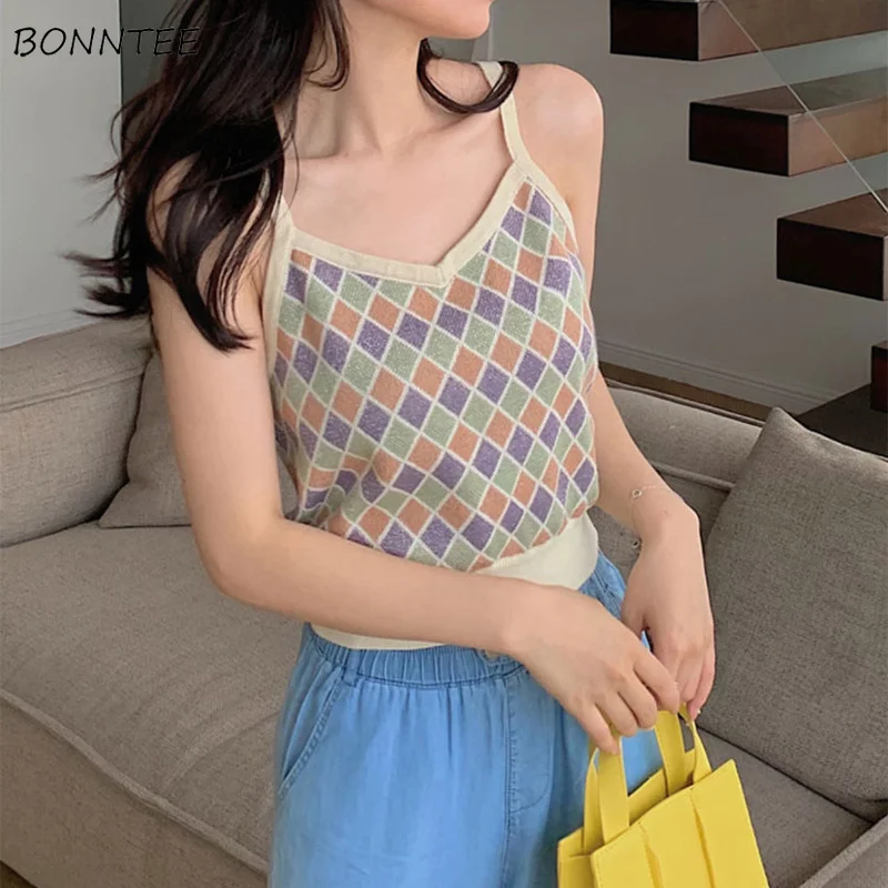 

Женский укороченный топ на бретелях-спагетти, с V-образным вырезом