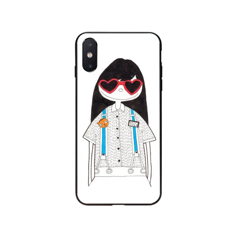 

Marc. Jacobs Girl Pink Cinderella Princess Phone Case For iPhone 12mini 12 11 ProMax XS MAX XR SE2 8 7 6 6S Plus X 5S SE