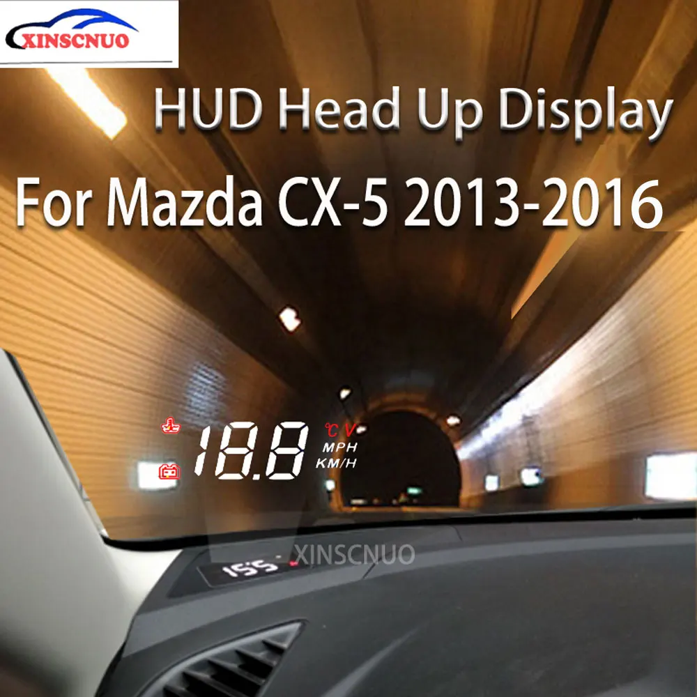 XINSCNUO для Mazda CX 5 2013 2014 2015 2016 2017 2018 2019 OBD автомобиля HUD Дисплей проекционный Спидометр