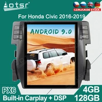 10 4 inch android car radio player gps navigation auto stereo multimedia video for honda civic 2016 headunit dsp carplay tesla