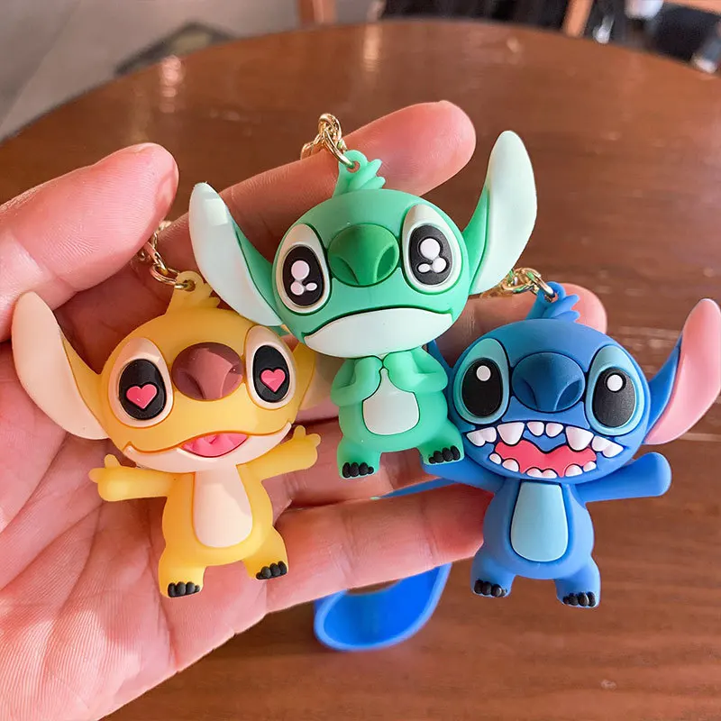 Disney с милыми изображениями мультяшных персонажей Стич брелок детской для