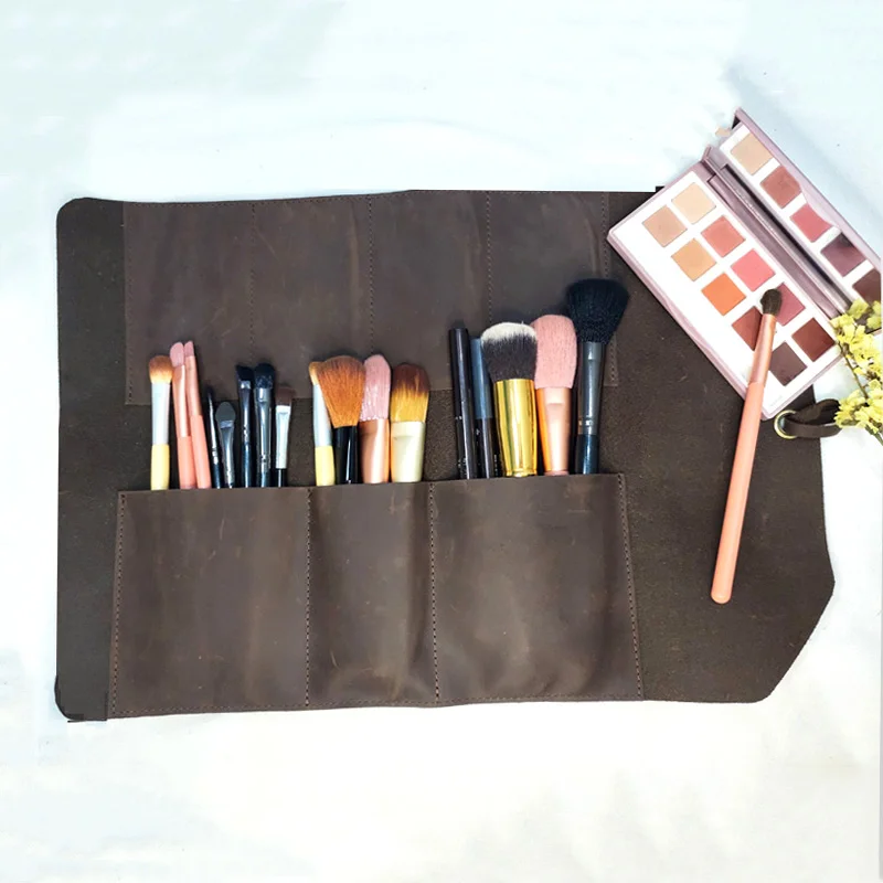 

Reel Kit Handbag Multi-Function Storage Bag Easy To Carry Carving Knife Head Layer Leather Tool Bag Woodworking Tool Storage Bag