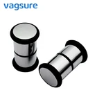 Vagsure 2 шт.лот, пластиковая ручка для раздвижных дверей круглой формы с гальваническим покрытием, аксессуары для душевой кабины