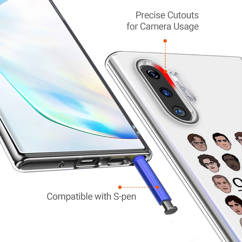 the office tv show for samsung note 20 ultra 10 pro plus 8 9 m02 m31 s m60s m40 m30 m21 m20 m10 s m62 m12 f52 phone case free global shipping