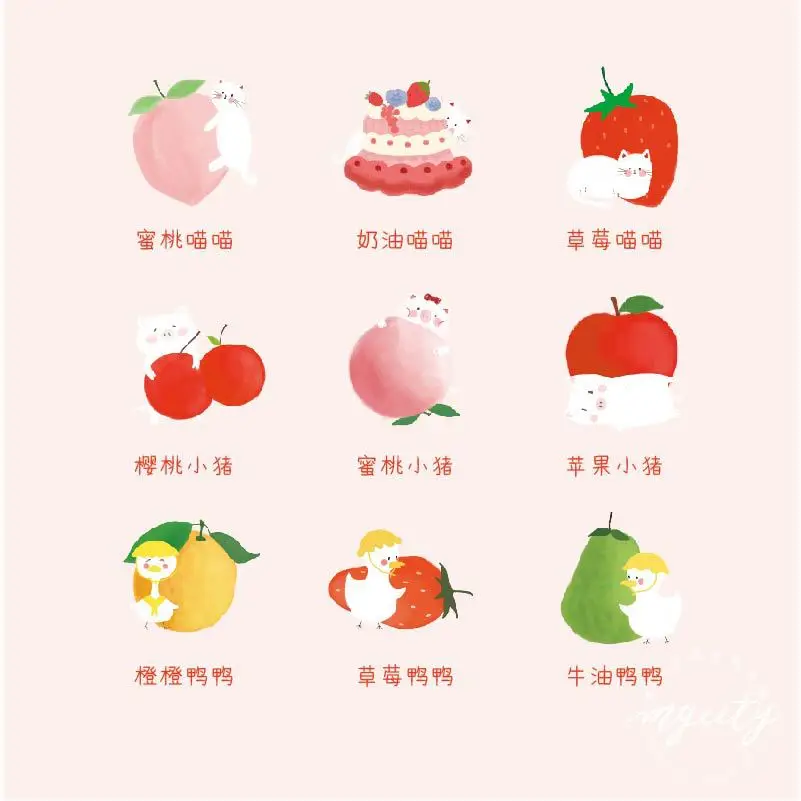 30 страниц/упаковка блокноты для заметок с фруктами и животными | Канцтовары офиса