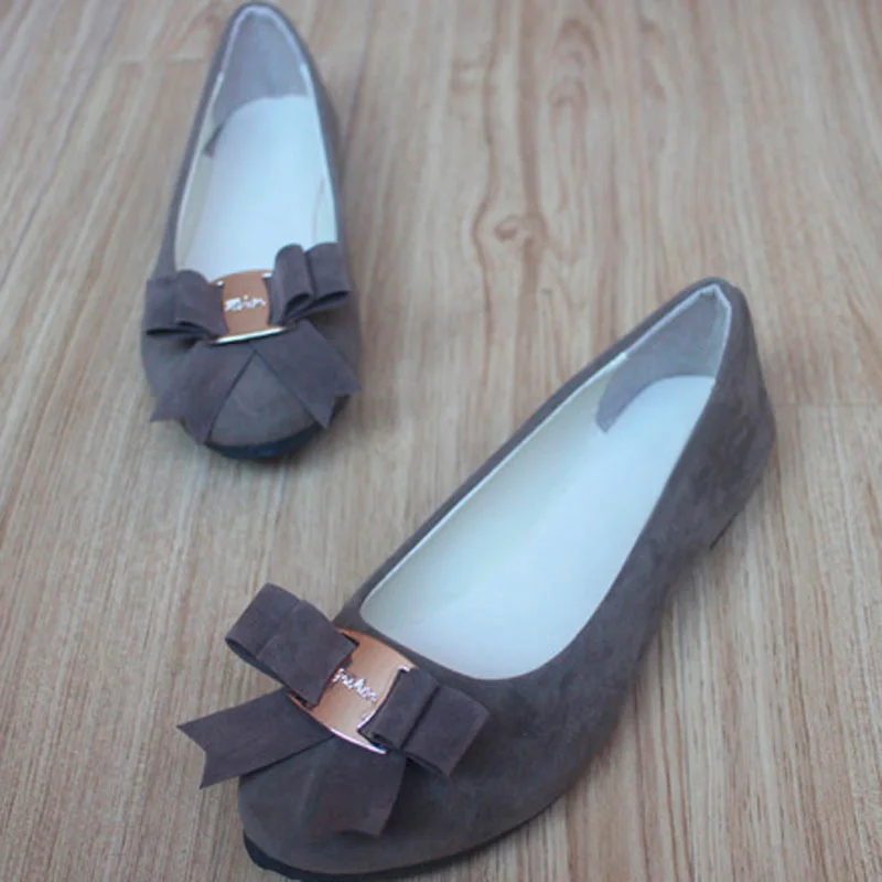 2021 замшевые туфли на плоской подошве с модным бантом женская обувь закрытым