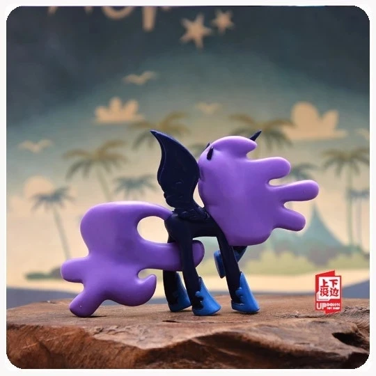

soft pvc figure toy horse nightmare--moon odor-free environment plastic