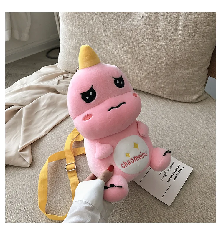 Горячая динозавр Плюшевый Рюкзак Kawaii Динозавр мир плюшевые животные сумка на плечо милые дети портмоне плюшевые игрушки подарок на год