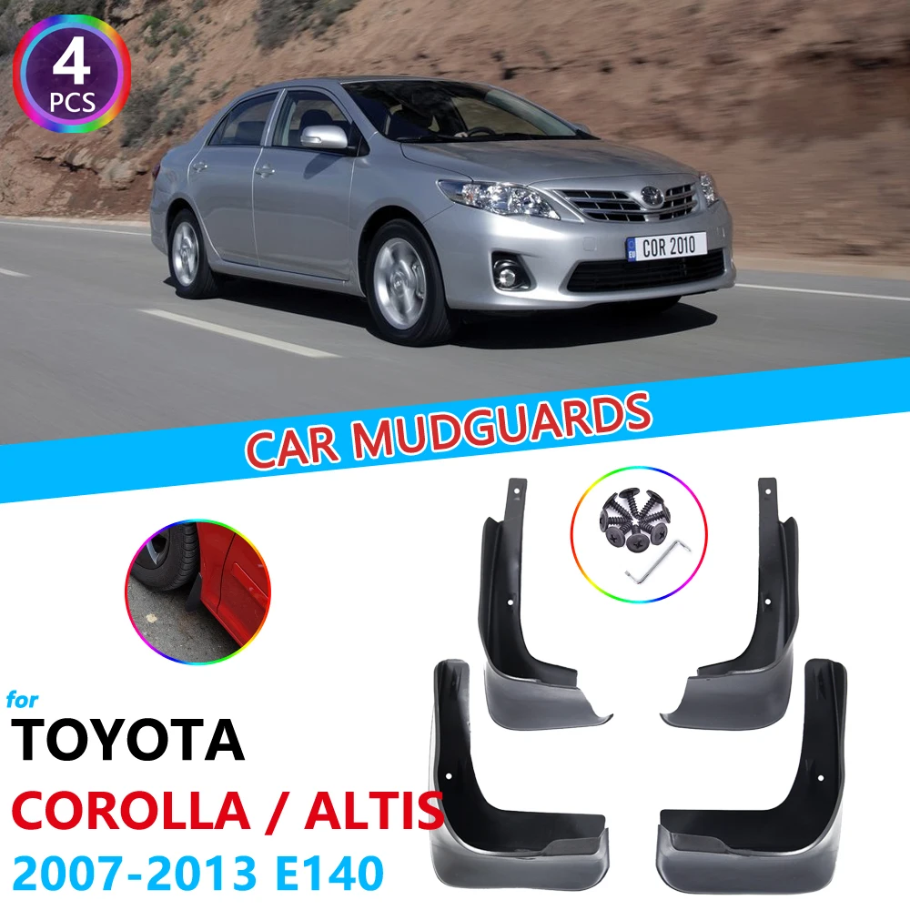 Брызговики для Toyota Corolla Altis E140 2007 2008 2009 2010 2011 2012 2013 брызговики автомобильные