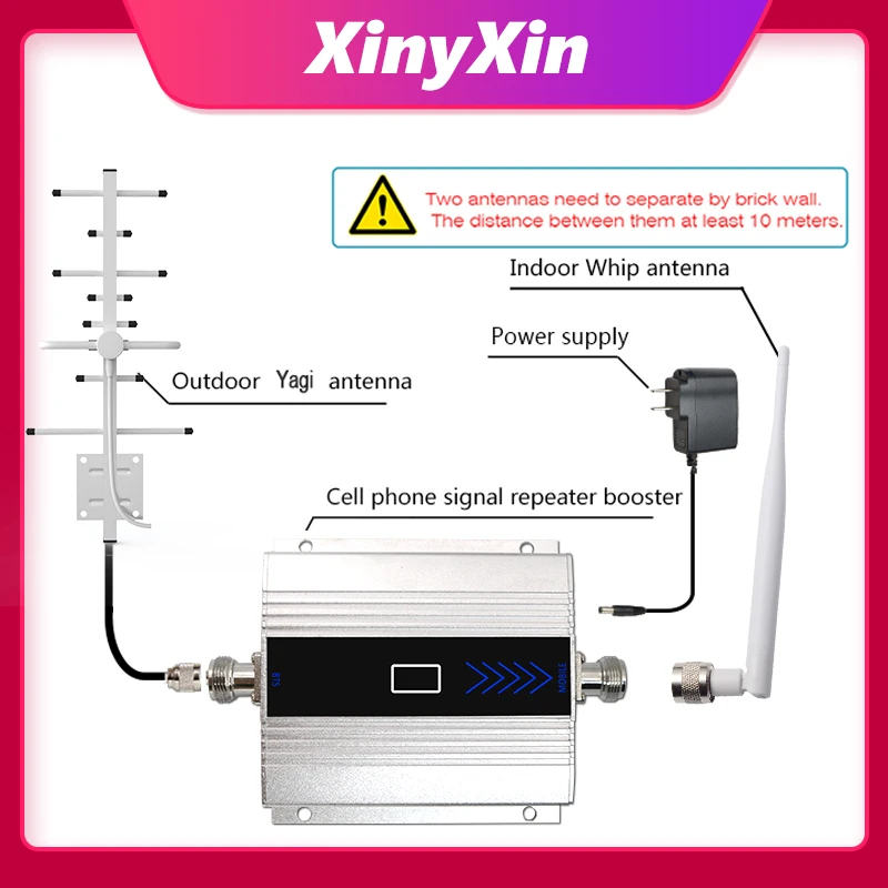 Cellular Amplifier GSM 2g 3g 4g Signal Booster LTE 800 1800 2600 2100 Mobile Repeater Cell Phone | Мобильные телефоны и