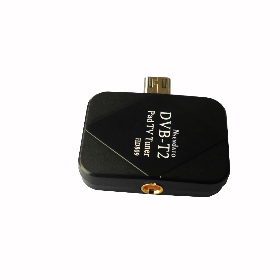 DVB-T2 HD цифровой ТВ-тюнер спутниковый приемник планшет Pad tv HD tv Dongle с микро USB для Android мобильного телефона и ipad видео