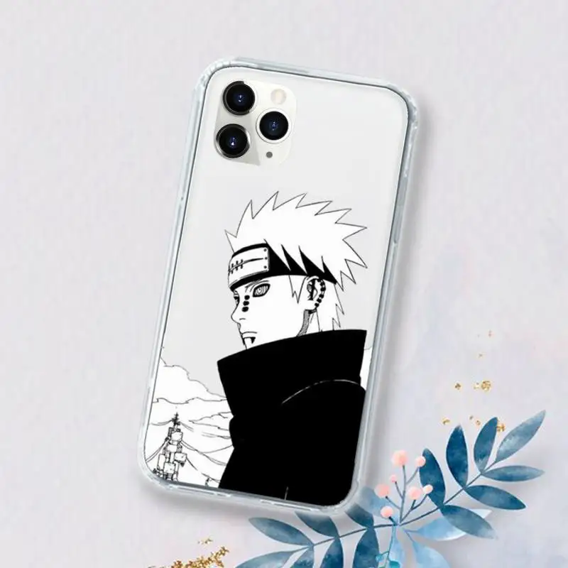 

Anime Naruto Kakashi Itachi Uchiha Phone Case Transparent for iPhone 11 12 mini pro XS MAX 6 6S 8 7 Plus X 5S SE 2020 XR