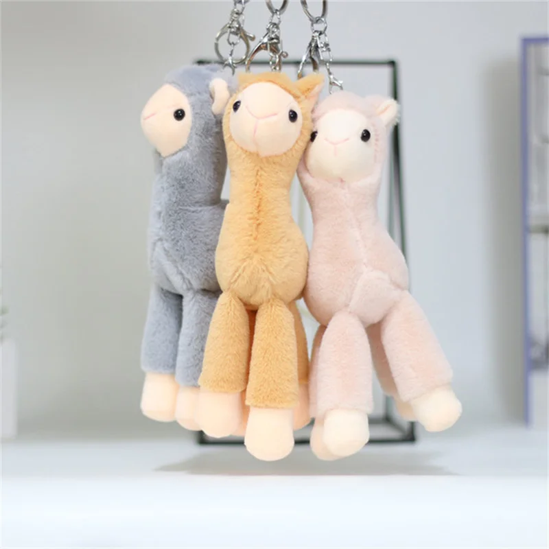 Плюшевый брелок с альпакой милая кукла-животное мягкая хлопковая плюшевая кукла