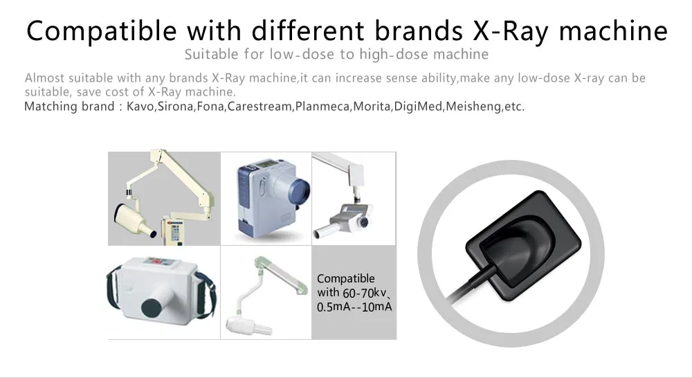 Одобренный CE стоматологический интраоральный датчик размера 1/HANDY HDR500