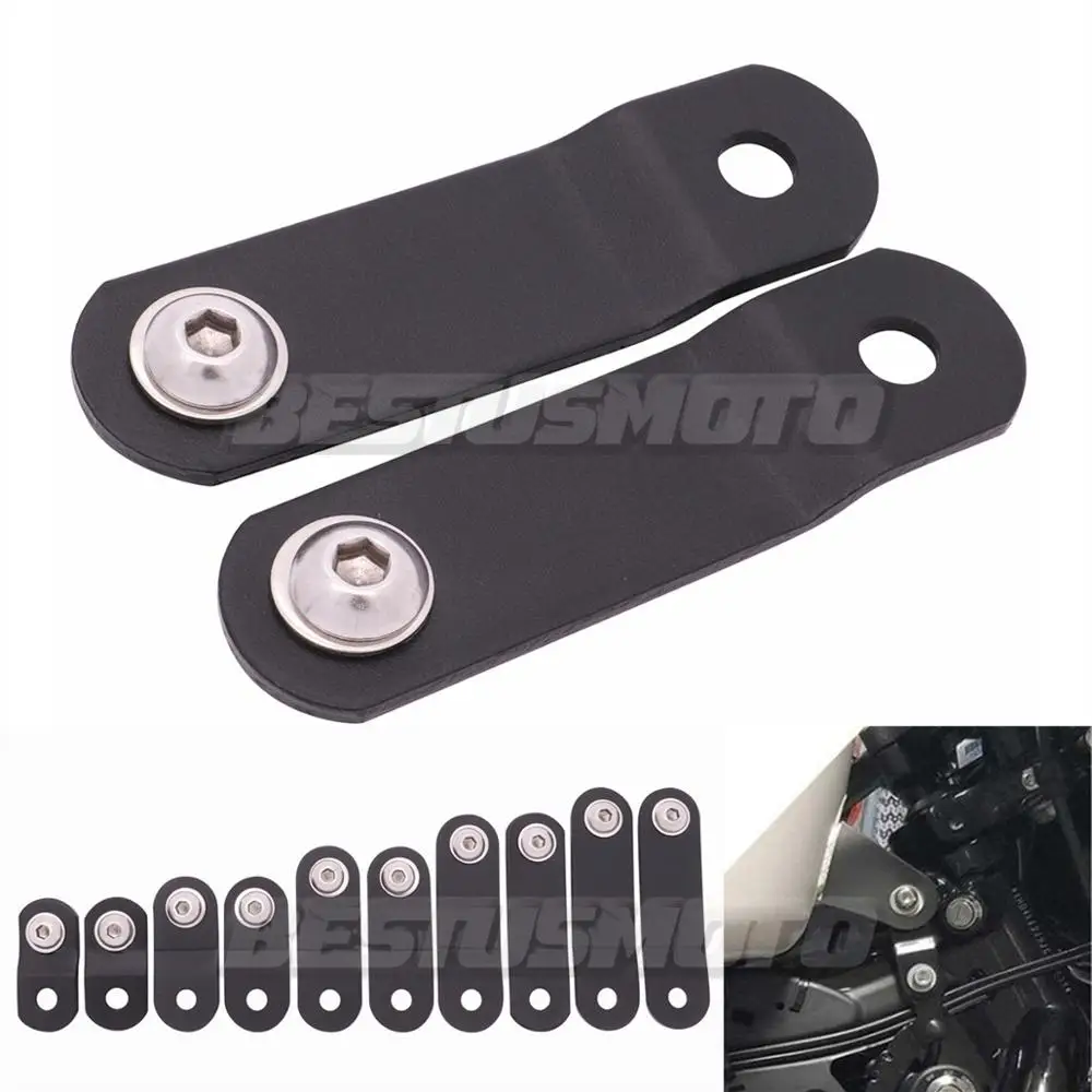 

25-76MM Motorcycle Gas Tank Lift Kits Raise Tank Lift Modified Risers For Harley Sportster XL 883 1200 48 72 Custom Dyna