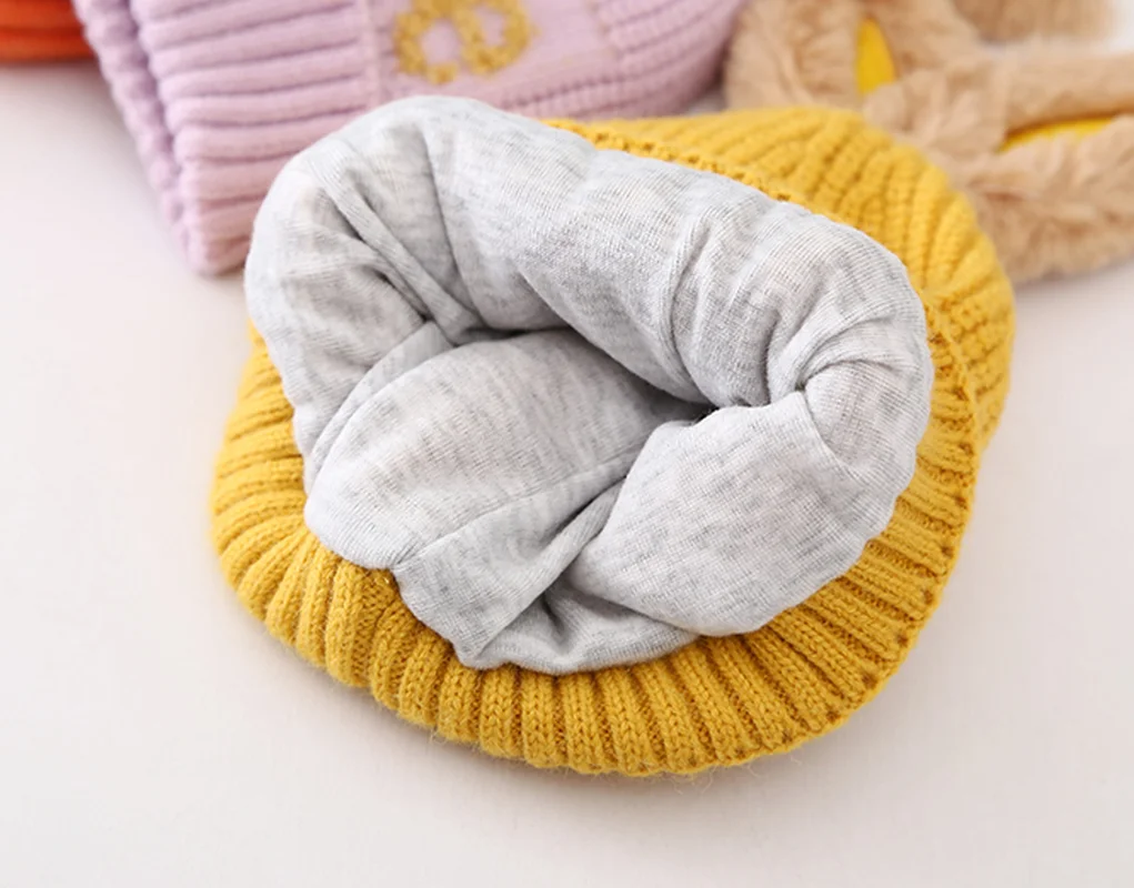 

Baby Winter Hat Cartoon Rabbit Hat for Kid Toddler Girl Boy Warm Cute Baby Beanies Cap girls winter hats Accessories bonnets