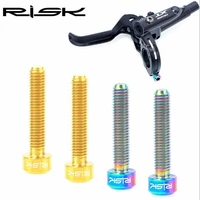 risk titanium bike brake fixed screws m525mm mtb bicycle hydraulic brake levers fixed bolts for guide rs rsc brake bolts