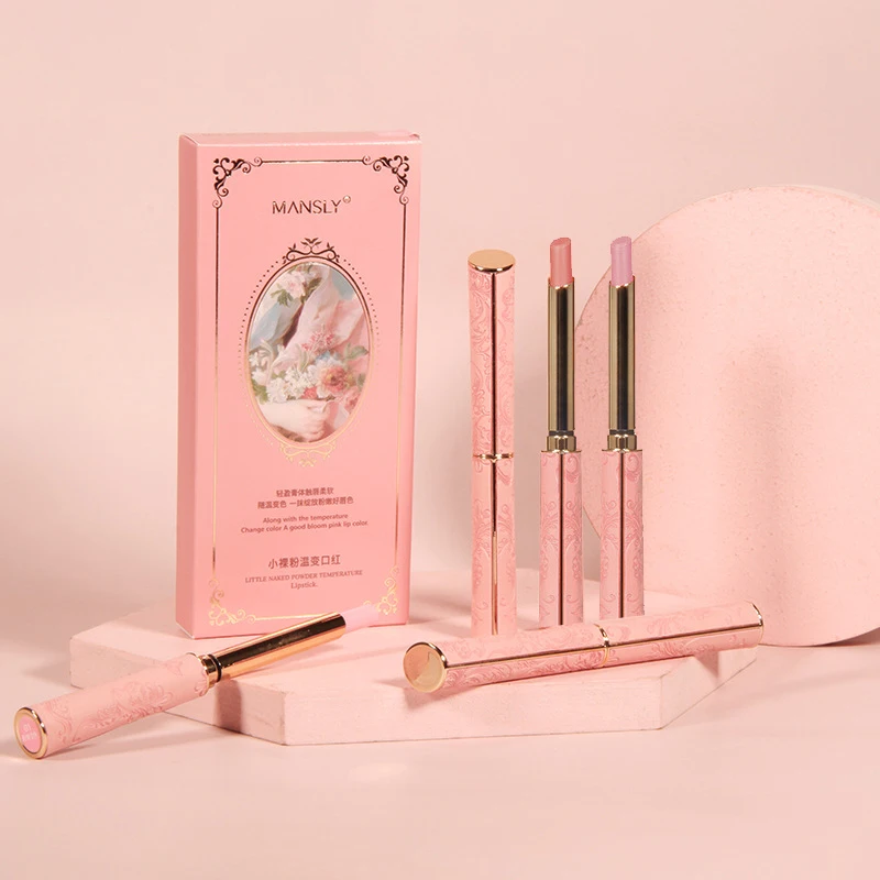 Бальзам для губ из шкуры ягненка атласный меняющий температуру Желейная помада