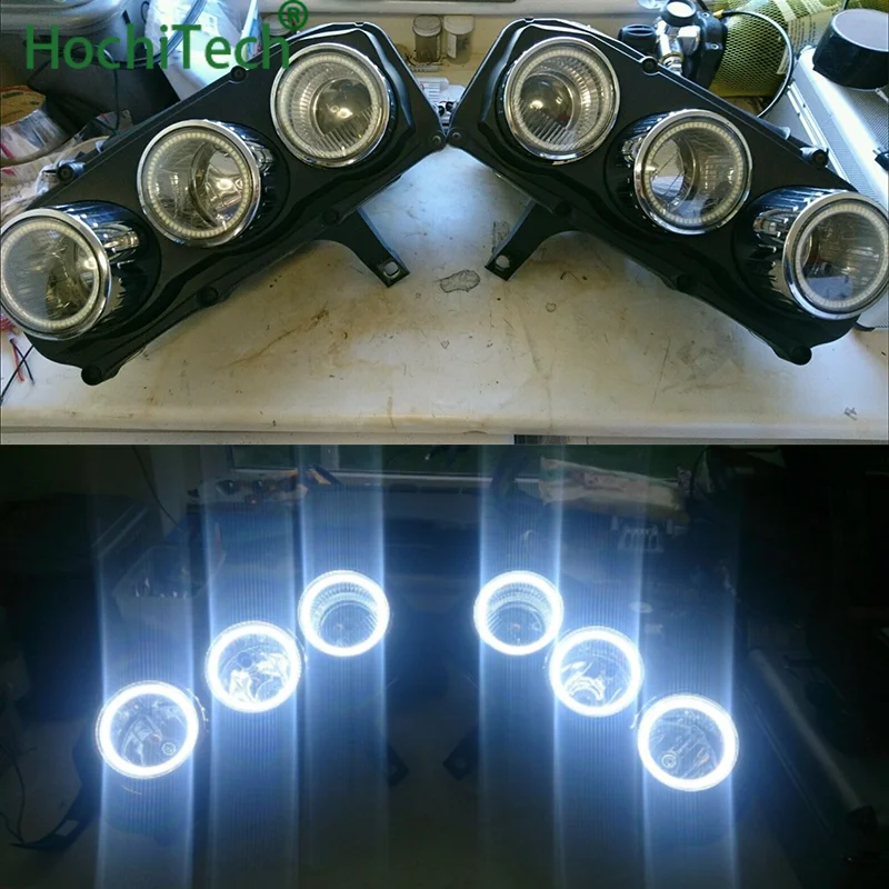 6 шт. супер яркий белого цвета 3528 SMD комплект светодиодов глаза ангела