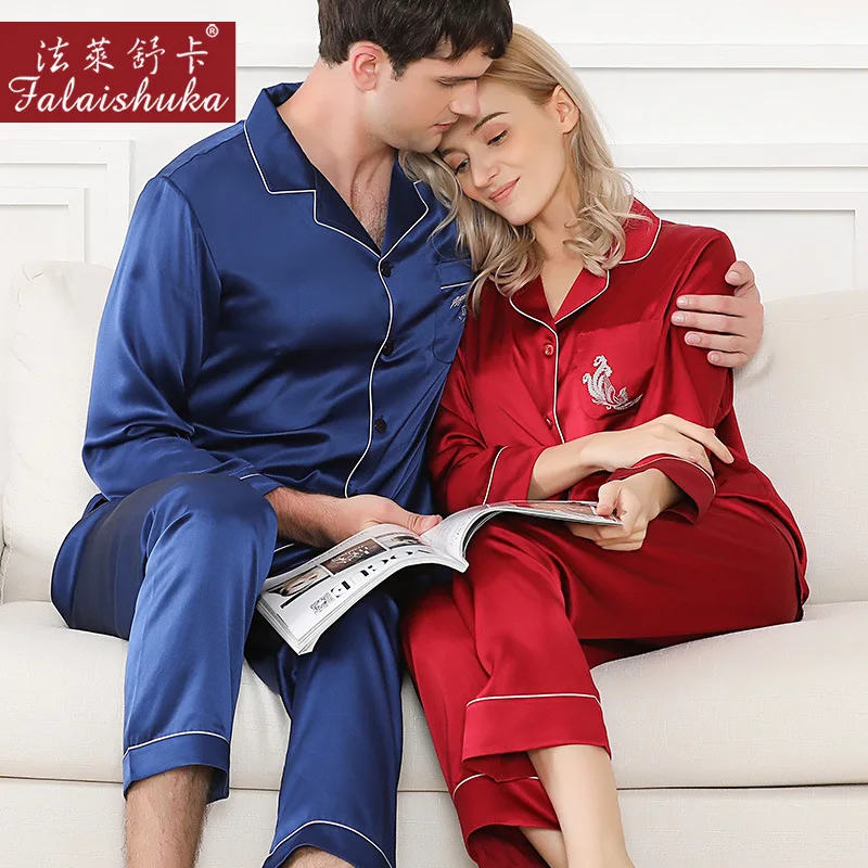 Maison Gabrielle 100% Mulberry Silk Lace-Trimmed Pajamas Set Short-Sleeve 2-Piece Set Loungewear For Women