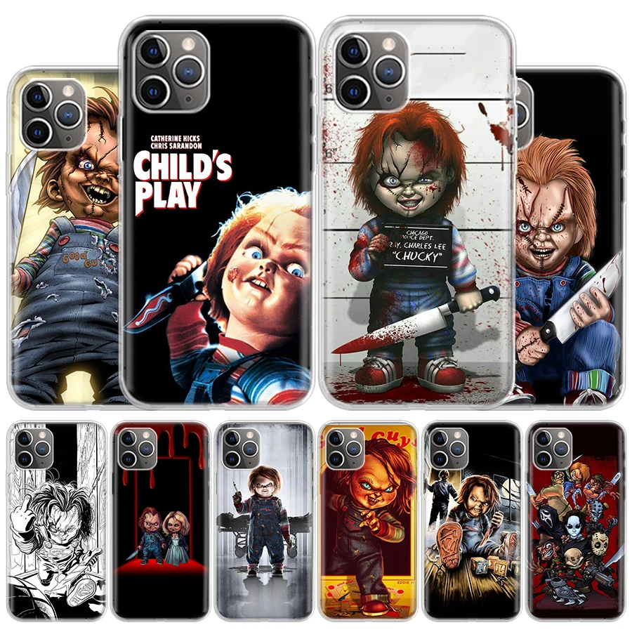 Cult of Chucky Child's Play Cover Phone Case For Apple iPhone 11 12 13 14 Pro 7 XR X XS Max 6 6S 8 Plus + Mini 5 SE Print Soft