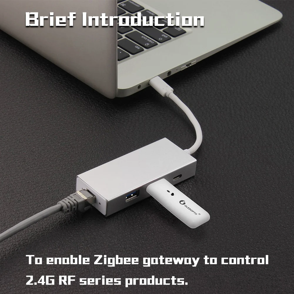 Gledopto Zigbee-RF Bridge Smart Convert RF to Zigbee Signals Compatible Gateway Smartphone APP Control Voice Echo | Лампы и освещение