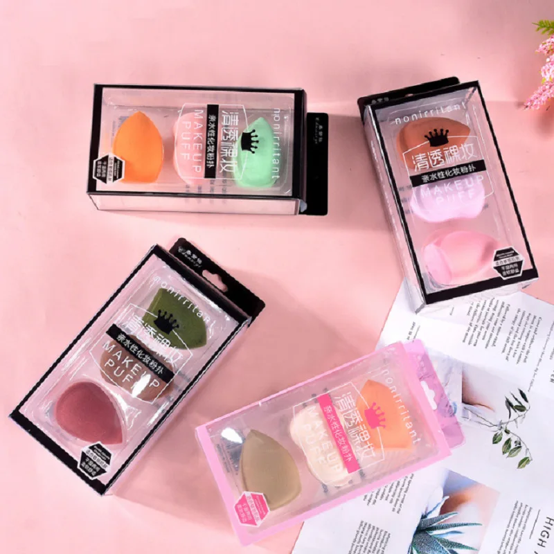 Тыква пуховая пуховка капли воды красота яйца диагональ для пудры Гидрофильная