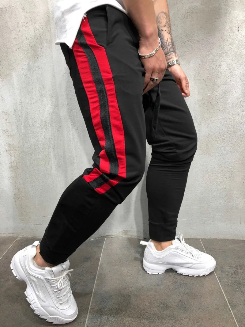 

Men running jogging pants autumn and winter fitness sports casual pants male sportwear sweatpants gym training pants tracksuit