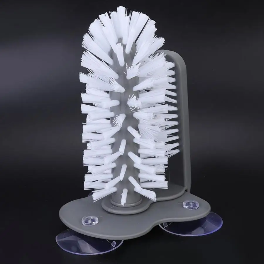 Настенная присоска Тип щетка Стекло бутылку воды Термо Кружка очиститель