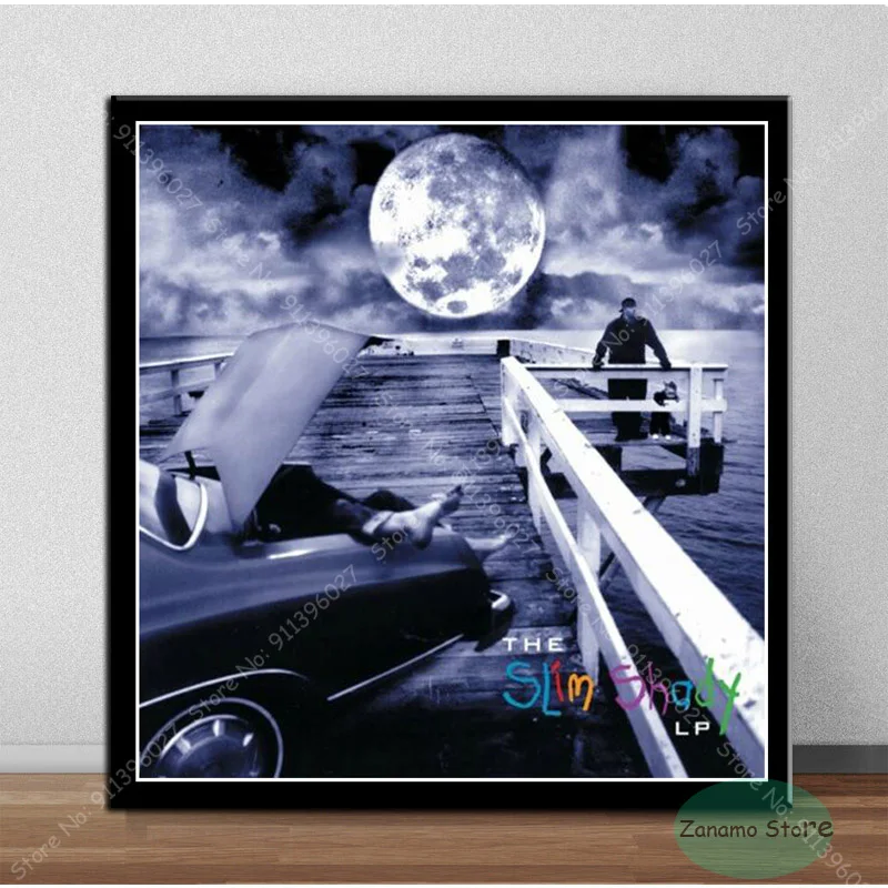 ТЗ70 Рэп Арт Музыкальная Звезда Альбом Эминем Будет Убит Плакат Печати на Холсте Живопись на Стене Картина для Декора Дома Гостиная