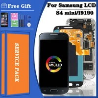 amoled for samsung s4 mini display for samsung galaxy s4 mini i9190 display gt i9192 i9195 lcd digitizer touch screen with frame