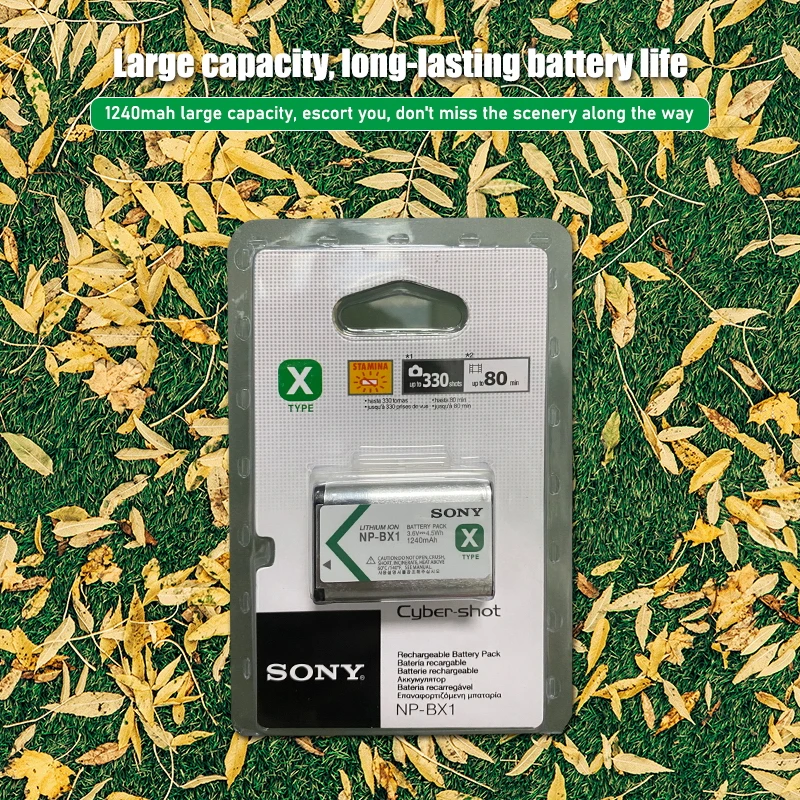 Аккумуляторная батарея Sony литиевая 3 6 В NP-BX1 NP BX1 NPBX1 1240 мАч элементы для камер RX100 M7