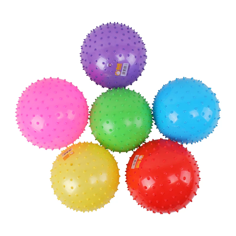 

4 дюйма Массажный мяч детский надувной мяч мягкий массажный шарик ПВХ игрушки мяч