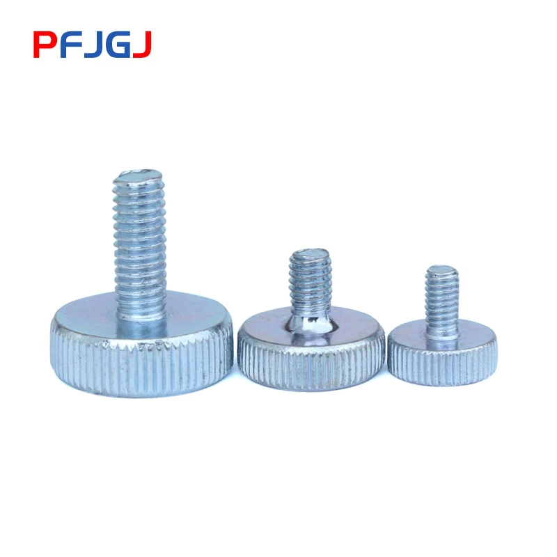 Peng Fa M3 M4 M5 M6 M8 M10 оцинкованный шнек с накаткой GB835 плоский шнек с ручным накатом большой конец шнек для накатки