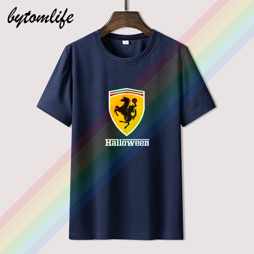Новинка 2021 футболка FERRARI для мужчин лимитированный выпуск Мужская черная