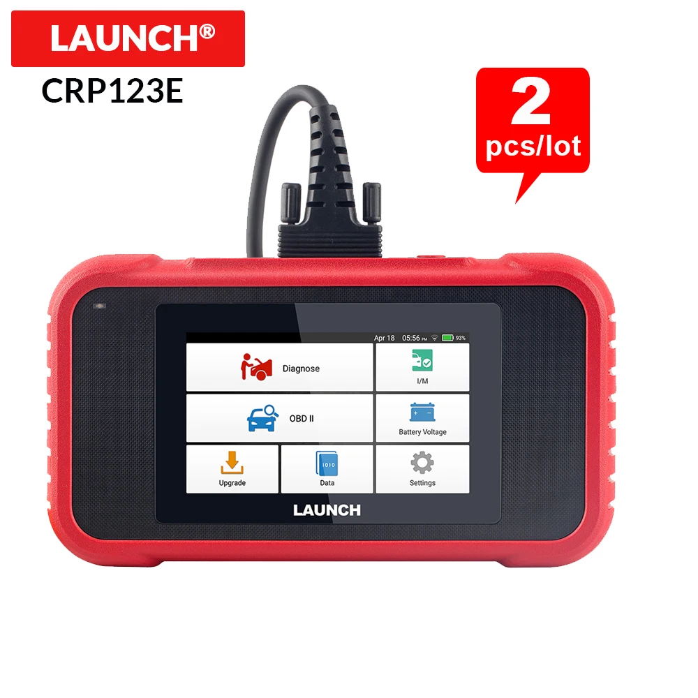 Launch X431 CRP123E OBD2 ENG ABS подушка безопасности SRS на автомобильном диагностическом