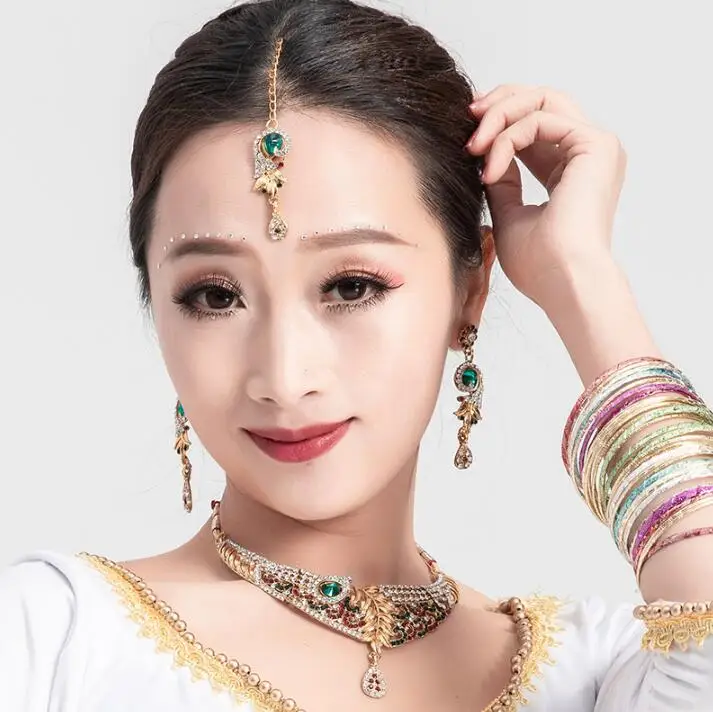 Оптовая продажа индийские женские аксессуары для танца живота комплекты