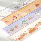 Креативная Милая акриловая линейка Yzommjsy, милая рулетка клубничного цвета для детей, линейка для учетной записи, школьные и офисные канцелярские принадлежности